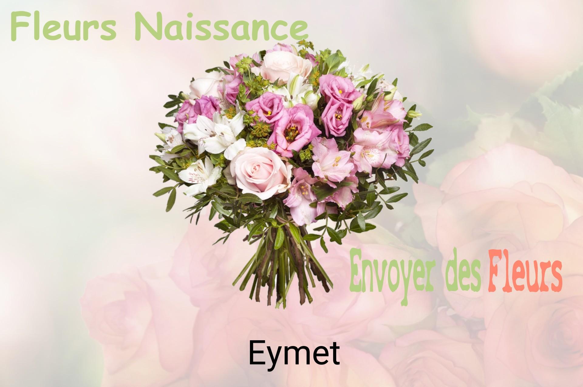 Bouquet de fleurs de naissance livré à Eymet