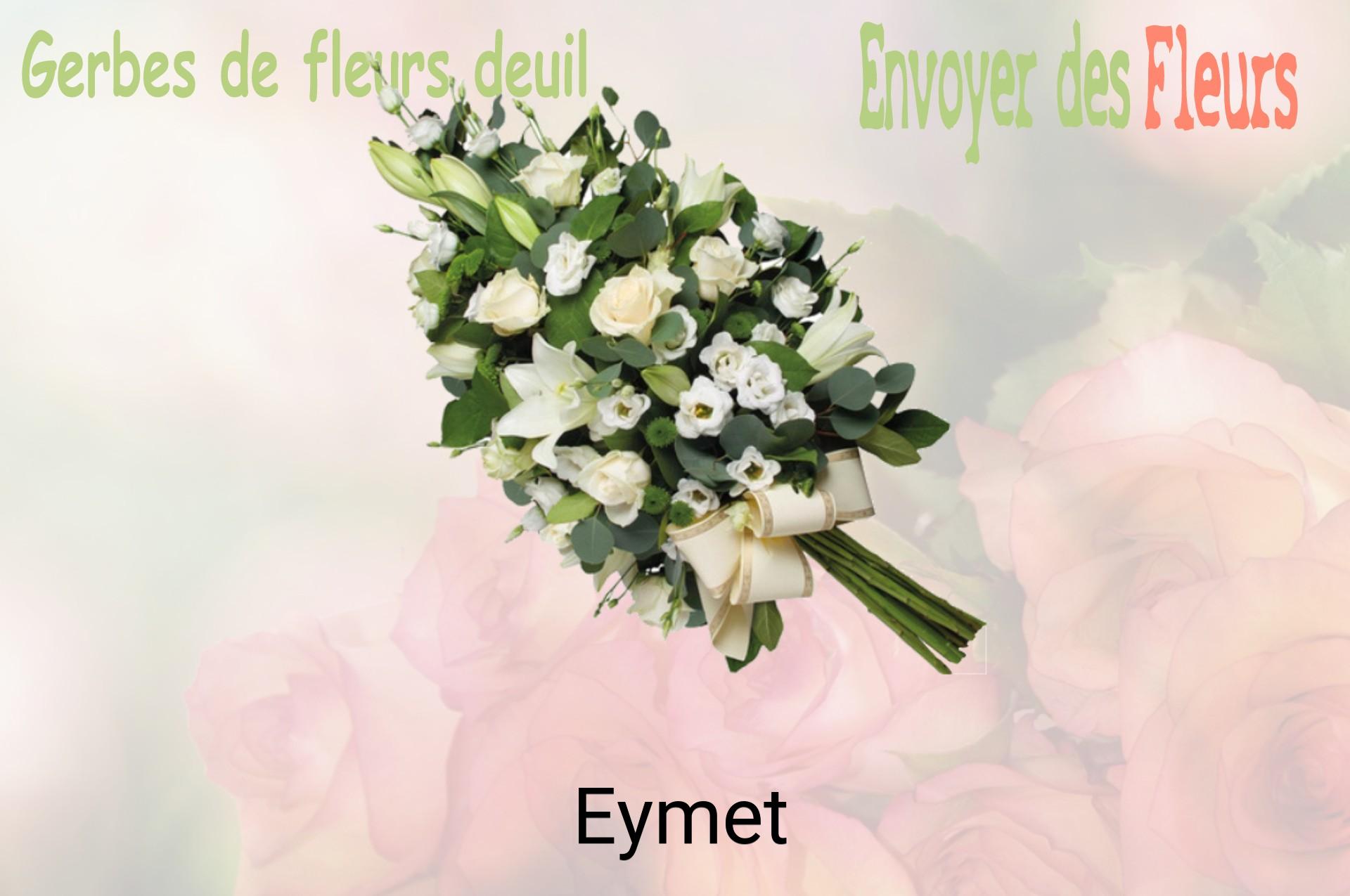 Gerbe de fleurs de deuil livrée à Eymet